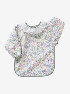Slab lange mouwen met col - vertbaudet enfant Verzorging-Baby eet en drinkt-Slabbetje-Slab lange mouwen met col