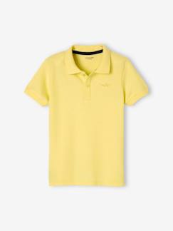 Poloshirt met korte mouwen voor jongens met borduurwerk op de borst - vertbaudet enfant -Poloshirt met korte mouwen voor jongens met borduurwerk op de borst
