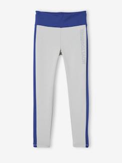 Sportlegging voor meisjes van technisch materiaal met stroken aan de zijkant - vertbaudet enfant -Sportlegging voor meisjes van technisch materiaal met stroken aan de zijkant