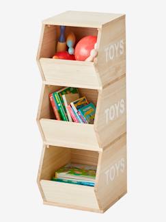 Verticaal meubel 3 bakken Toys - vertbaudet enfant Slaapkamer en Opbergoplossingen-Verticaal meubel 3 bakken Toys