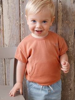 Babysweater met korte mouwen - vertbaudet enfant Baby-T-shirt, souspull-Babysweater met korte mouwen