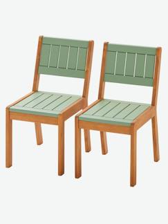 Set van 2 buitenstoelen Summer - vertbaudet enfant Slaapkamer en Opbergoplossingen-Set van 2 buitenstoelen Summer