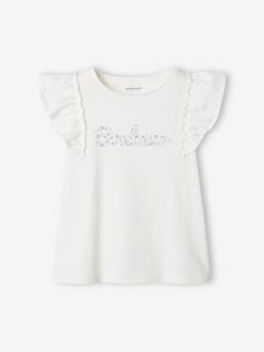 Meisjes T-shirt met ruches - vertbaudet enfant -Meisjes T-shirt met ruches
