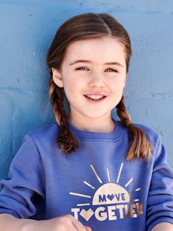Sportief sweatshirt met "zonsopgang" voor meisjes - vertbaudet enfant -Sportief sweatshirt met "zonsopgang" voor meisjes