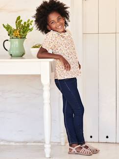Waterless denim meisjestregging - vertbaudet enfant Meisje-Waterless denim meisjestregging