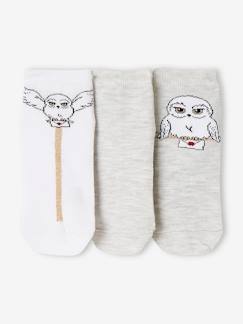 Set van 3 paar halfhoge Harry Potter¨-sokken - vertbaudet enfant Meisje-Set van 3 paar halfhoge Harry Potter¨-sokken