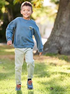Slim fit jongensbroek Morphologik 'waterless' heupomtrek medium - vertbaudet enfant Jongens-Slim fit jongensbroek Morphologik 'waterless' heupomtrek medium