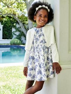 Kort meisjesvest met stikseldetails - vertbaudet enfant Meisje-Kort meisjesvest met stikseldetails