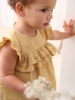 Babyblouse met ruches - vertbaudet enfant Baby-Overhemd, blouse-Babyblouse met ruches