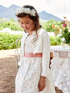 Kort meisjesvest met stikseldetails - vertbaudet enfant Meisje-Kort meisjesvest met stikseldetails