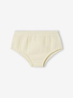 Meisjesslips van katoengaas - vertbaudet enfant Baby-Body-Meisjesslips van katoengaas