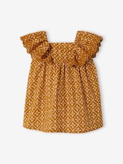 Babyjurk met ruches - vertbaudet enfant Baby-Rok, jurk-Babyjurk met ruches