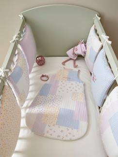 Stootkussen/boxrand, modulair, van biologisch katoengaas* COTTAGE Oeko-Tex¨ - vertbaudet enfant Linnengoed en decoratie-Stootkussen/boxrand, modulair, van biologisch katoengaas* COTTAGE Oeko-Tex¨