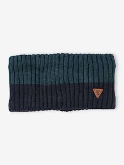 Tweekleurige snood voor jongens - vertbaudet enfant Jongens-Accessoires-Muts, sjaal, handschoenen-Tweekleurige snood voor jongens