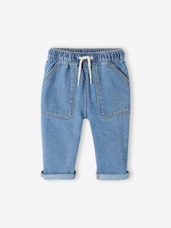 Babyjeans met elastische taille - vertbaudet enfant Baby-Broek, jean-Babyjeans met elastische taille