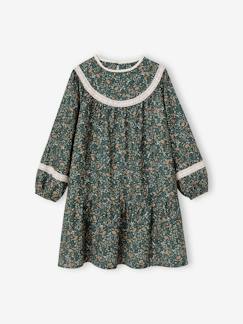 Bloemenjurk voor meisjes - vertbaudet enfant Meisje-Jurk-Bloemenjurk voor meisjes