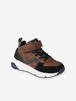 Kindersneakers met veters en klittenband, kleutercollectie - vertbaudet enfant Schoenen-Jongen schoenen 23-38-Sneakers, gympen-Kindersneakers met veters en klittenband, kleutercollectie