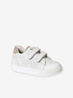 Leren kindersneakers - vertbaudet enfant Schoenen-Meisje shoenen 23-38-Sneakers, gympen-Leren kindersneakers