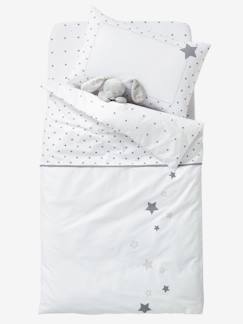 Babydekbedovertrek STERRENREGEN - vertbaudet enfant Linnengoed en decoratie-Baby beddengoed-Dekbedovertrek-Babydekbedovertrek STERRENREGEN
