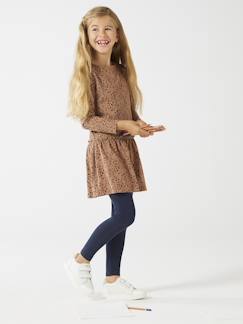 Meisjes legging met iriserende riem - vertbaudet enfant -Meisjes legging met iriserende riem