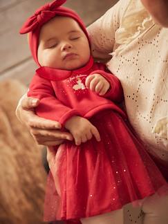Kerstset voor baby's: jurk, hoofdband en maillot - vertbaudet enfant Baby-Kerstset voor baby's: jurk, hoofdband en maillot