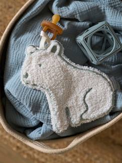 Fopspeenhouder IJsbeer sherpa - vertbaudet enfant -Fopspeenhouder IJsbeer sherpa