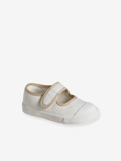 Grappige babysneakers met klittenband - vertbaudet enfant Schoenen-Meisje shoenen 23-38-Sneakers, gympen-Grappige babysneakers met klittenband