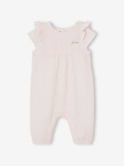 Babypakje van katoengaas - vertbaudet enfant Baby-Salopette, jumpsuit-Babypakje van katoengaas