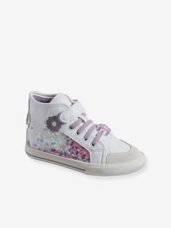 Hoge sneakers voor meisjes, kleutercollectie - vertbaudet enfant Schoenen-Meisje shoenen 23-38-Sneakers, gympen-Hoge sneakers voor meisjes, kleutercollectie