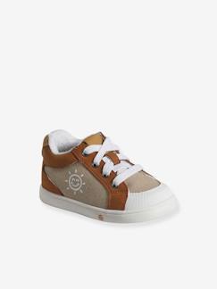 MID babysneakers met veters en rits - vertbaudet enfant Schoenen-Jongen schoenen 23-38-Sneakers, gympen-MID babysneakers met veters en rits