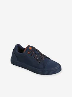 Canvas kindersneakers met vetersluiting en ritssluiting - vertbaudet enfant Schoenen-Jongen schoenen 23-38-Sneakers, gympen-Canvas kindersneakers met vetersluiting en ritssluiting