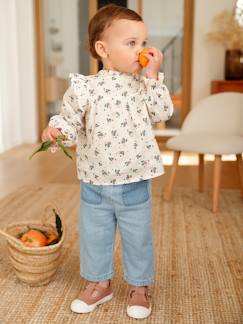Babyblouse met ruches - vertbaudet enfant Baby-Overhemd, blouse-Babyblouse met ruches