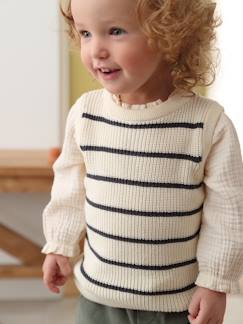 2-in-1 trui baby - vertbaudet enfant Baby-Trui, vest, sweater-Trui-2-in-1 trui baby