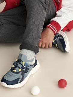 Sportieve elastische kindersneakers met dikke zool - vertbaudet enfant Schoenen-Jongen schoenen 23-38-Sneakers, gympen-Sportieve elastische kindersneakers met dikke zool