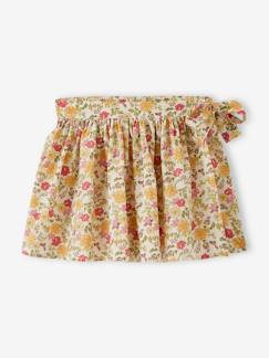 Bedrukt broekrokje voor meisjes - vertbaudet enfant Meisje-Short-Bedrukt broekrokje voor meisjes
