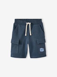 Sportieve short met battle-stijl - vertbaudet enfant Jongens-Sportieve short met battle-stijl