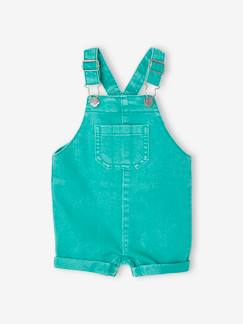 Kort babypakje met verstelbare schouderbandjes - vertbaudet enfant Baby-Salopette, jumpsuit-Kort babypakje met verstelbare schouderbandjes