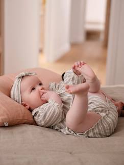 Set jurk + bloomer + hoofdband geboorte - vertbaudet enfant Baby-Babyset-Set jurk + bloomer + hoofdband geboorte