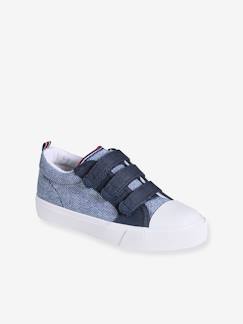 Stoffen sneakers met klittenband voor kinderen - vertbaudet enfant Schoenen-Jongen schoenen 23-38-Sneakers, gympen-Stoffen sneakers met klittenband voor kinderen