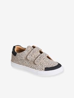 Meisjessneakers met luipaardprint - vertbaudet enfant Schoenen-Meisje shoenen 23-38-Sneakers, gympen-Meisjessneakers met luipaardprint