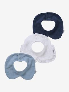 Set van 3 mooie slabbetjes - vertbaudet enfant Verzorging-Baby eet en drinkt-Slabbetje-Set van 3 mooie slabbetjes