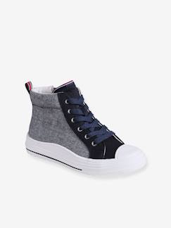 Hoge sneakers voor jongens - vertbaudet enfant Schoenen-Jongen schoenen 23-38-Sneakers, gympen-Hoge sneakers voor jongens