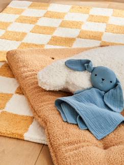 Knuffel van katoengaas met koffertje - vertbaudet enfant Speelgoed-Eerste levensjaren-Knuffels en knuffeldoekjes-Knuffel van katoengaas met koffertje