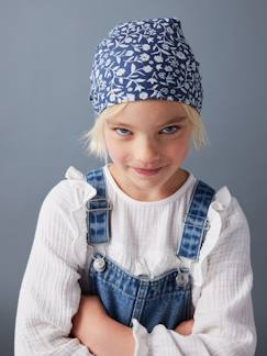 Sjaal met bloemenprint voor meisjes - vertbaudet enfant Meisje-Accessoires-Meisjesmuts, sjaal, handschoenen-Sjaal met bloemenprint voor meisjes