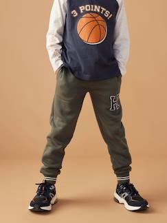 Sport joggingbroek van molton jongens - vertbaudet enfant Jongens-Sport joggingbroek van molton jongens