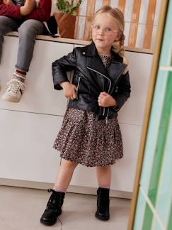 Leren meisjesjack - vertbaudet enfant -Leren meisjesjack