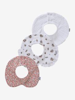 Set van 3 mooie slabbetjes - vertbaudet enfant Verzorging-Baby eet en drinkt-Slabbetje-Set van 3 mooie slabbetjes