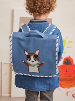 Jongensschooltas vos - vertbaudet enfant Jongens-Accessoires-Schoolbenodigdheden-Jongensschooltas vos