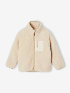 Sherpa meisjesvest - vertbaudet enfant -Sherpa meisjesvest