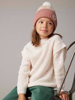 Getwijnde meisjestrui - vertbaudet enfant Meisje-Trui, vest, sweater-Trui-Getwijnde meisjestrui